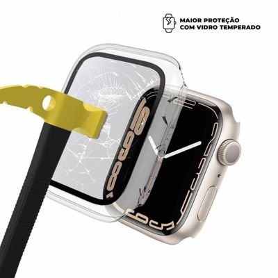 Case para Apple Watch 45MM (Series 7) - Armor - acompanha película integrada na case - Gshield