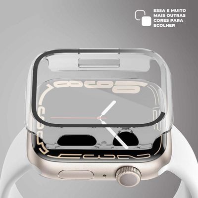 Case para Apple Watch 45MM (Series 7) - Armor - acompanha película integrada na case - Gshield