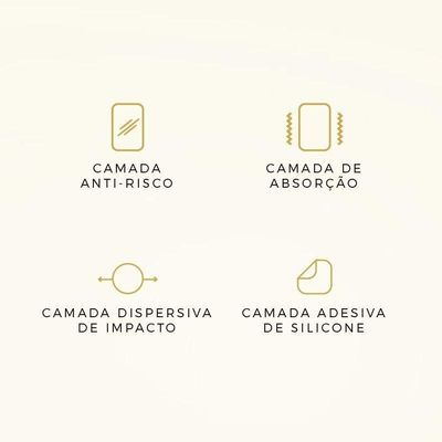 Película de Nano Gel Dupla + traseira fibra de carbono para Samsung Galaxy S7 Edge (Cobre toda tela)