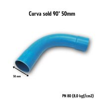 Curva 50mm Longa 90° Soldavel Irrigação Spezzia