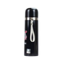 Garrafa Térmica Preta Corinthians 500ml Oficial