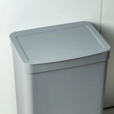 Lixeira Com Pedal Trium 50 L Chumbo Ou