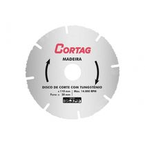 Disco Corte Cortag C/Tungstenio 110Mmx20Mm Blister
