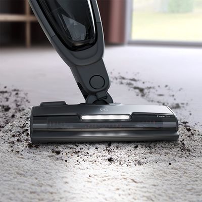 Aspirador de Pó Vertical Sem Fio Electrolux Expert Tecnologia UV até 45 min Branco (ERG50) Bivolt
