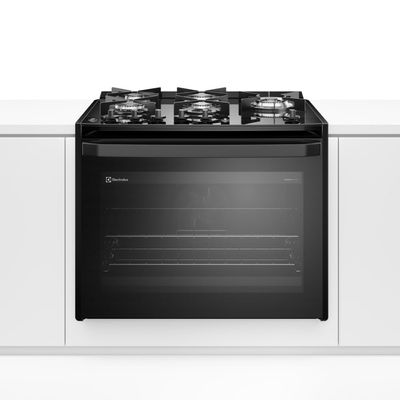 Fogão de Embutir 5 bocas Electrolux Preto Experience Mesa Vidro e Tripla Chama (FE5EP) 127V