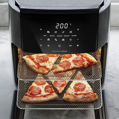 Air Fryer Oven Electrolux Rita Lobo 12L Digital Grafite c/ Espeto e Grelhas Antiaderente (EAF90) 220V
