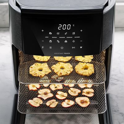 Air Fryer Oven Electrolux Rita Lobo 12L Digital Grafite c/ Espeto e Grelhas Antiaderente (EAF90) 220V