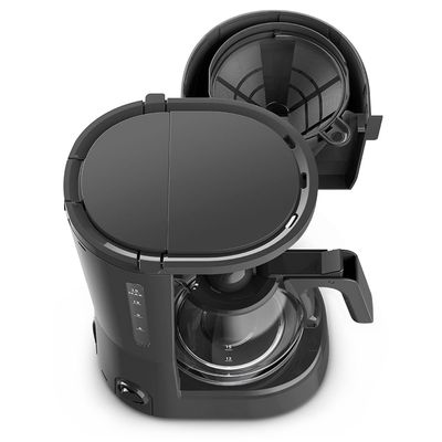 Cafeteira Elétrica Electrolux 15 Xícaras Efficient com Filtro Permanente Removível Cor Inox Preta (ECM10) 220V