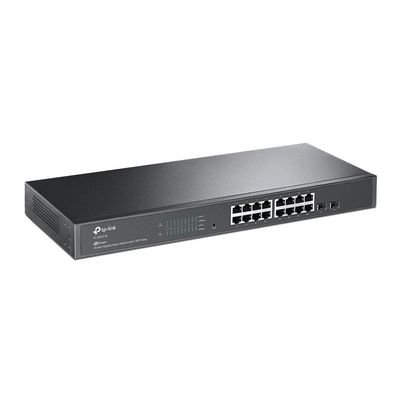 Switch SMART Gigabit C/ 16 Portas 10/100/1000 e 2 SLOTS SFP TL-SG2218 SMB