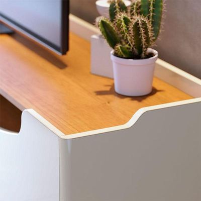 Rack Bancada Para Sala Studio 1.8 Off White Nature - Imcal