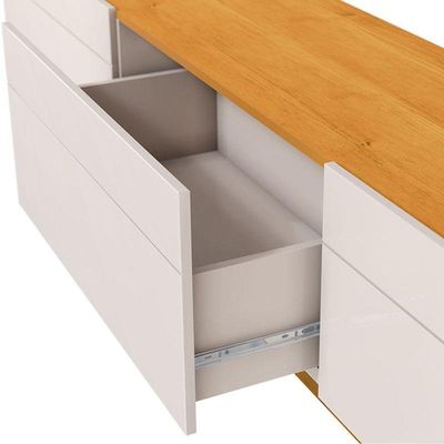 Rack Bancada Classic 3 Gavetas 2.2 Off White Nature - Imcal
