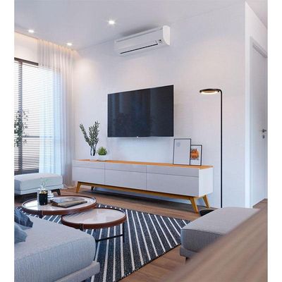 Rack Bancada Classic 3 Gavetas 2.2 Off White Nature - Imcal