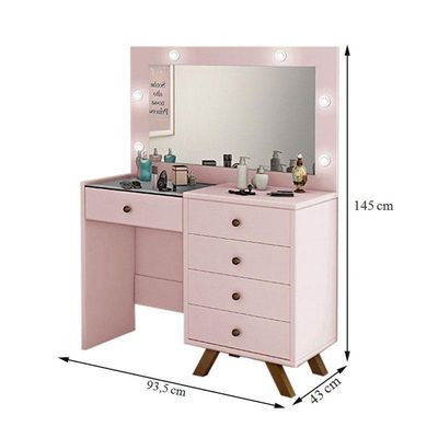 Penteadeira Camarim Luna Rose - Luapa Móveis