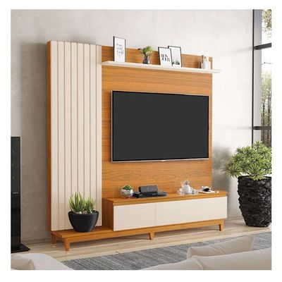Painel Para Tv Jacarta Freijó Off White - Luapa