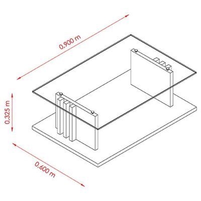 Estante Home Theater ícaro Com Mesa De Centro Frizz Cinamomo Off White
