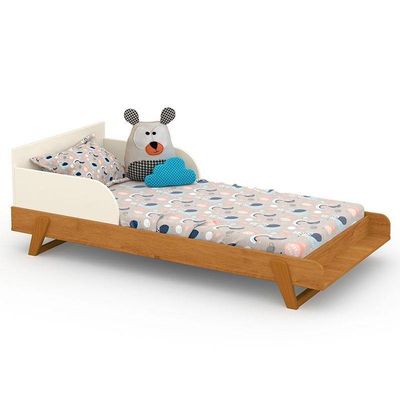 Berço Multifuncional Bkids Off White Freijó Eco Wood Com Colchão Ortobom - Matic