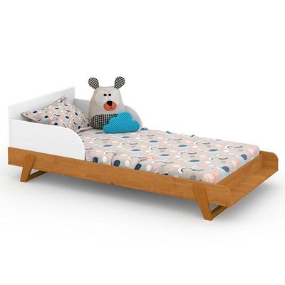 Berço Multifuncional Bkids Branco Freijó Eco Wood Com Colchão - Matic