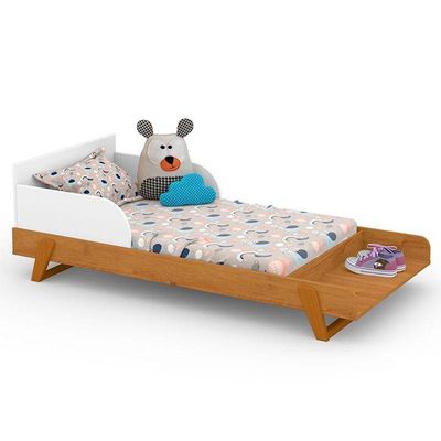 Berço Multifuncional Bkids Branco Freijó Eco Wood Com Colchão - Matic