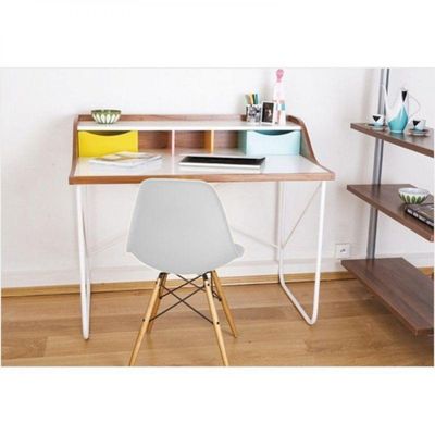 Cadeira Eiffel Charles Eames ABS Base de Madeira Dsw