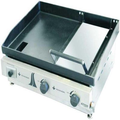 Chapa A Gás Inox 65cm C65 - Met. Met. Venâncio