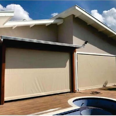 Toldo Cortina Bege - 3,50m X 2,40m - Kit Completo