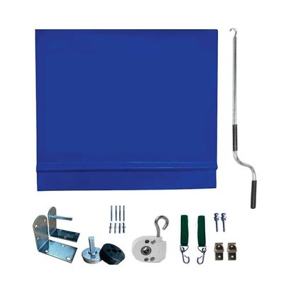 Toldo Cortina Azul - 2,80m X 2,00m - Kit Completo