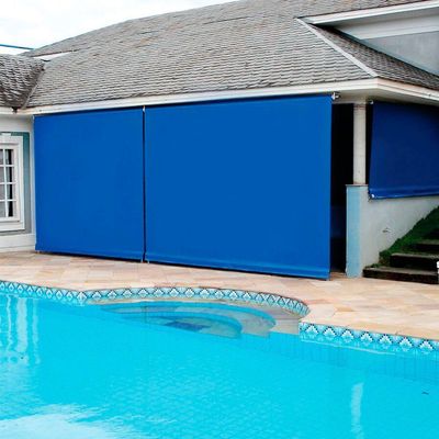 Toldo Cortina Azul - 1,70m X 3,10m - Kit Completo