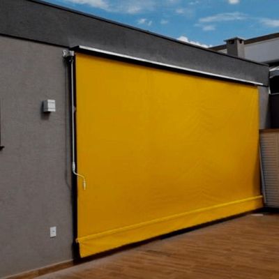 Toldo Cortina Amarelo - 2,90m X 3,20m - Kit Completo