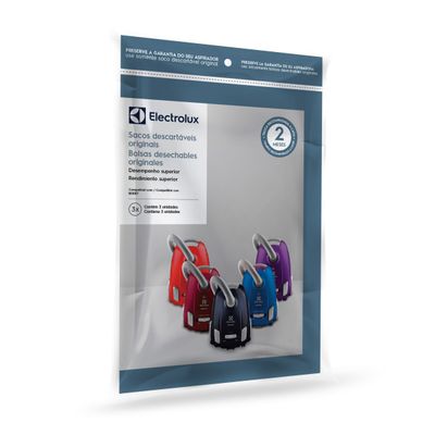 Kit 3 Sacos de aspirador de pó - Modelos BERRY (SBEBE) Electrolux Não se aplica