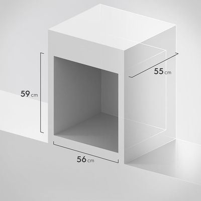 Forno de Embutir Electrolux Elétrico 72L a Vapor com FoodSensor Preto (OE8ES) 220V