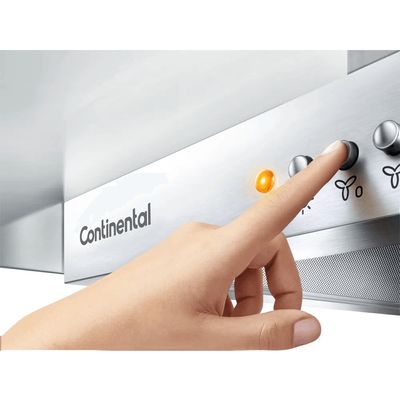 Coifa de parede Continental 90cm Inox com Vidro (CC9VX) 220V