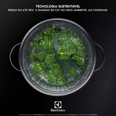 Cooktop de Indução 2 em 1 com Coifa Integrada Electrolux Expert (IE8CH) 220V