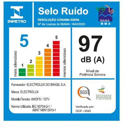 Aspirador de Pó e Água Electrolux 1400W  Hidrolux Compacto com Função Sopro Preto (AWDFS) 220V