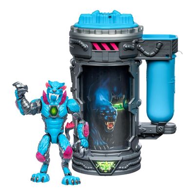 Câmara de Mutação com Boneco Colecionável MrBeast Lab Mutators - Pantera Icônica