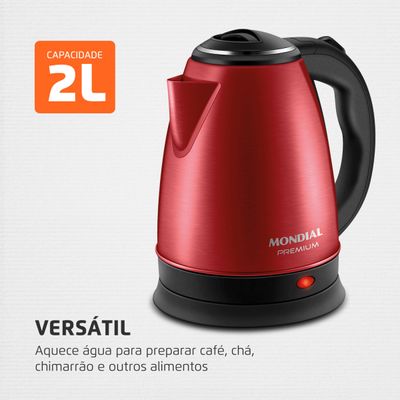 Chaleira Elétrica Mondial Pratic Inox CE-06-R 110V