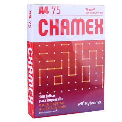 Papel Office A4 500 Folhas 75g Chamex