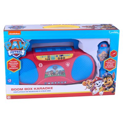 Boombox Karaokê Patrulha Canina Candide