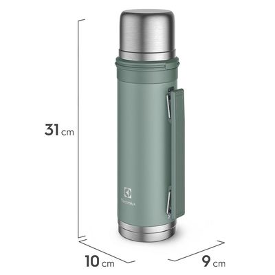 Garrafa Térmica Electrolux 1L Verde Sense To Go Antivazamentos Não se aplica