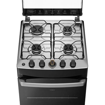 Fogão 4 Bocas Continental Branco Automático com TOPLimpaFácil (FC4IB) Premium Bivolt