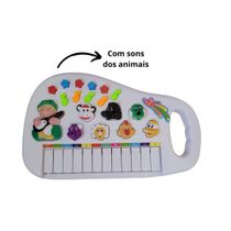 Teclado Musical Infantil Animais da Fazenda - Jmd Toys