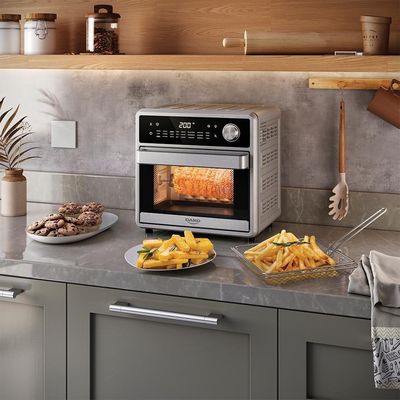 Forno Fryer Elétrico Dako Analógico 15Litros 1600W Inox 127V