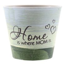 Mini Vaso De Planta Cachepot Estampado Decorado 11cm