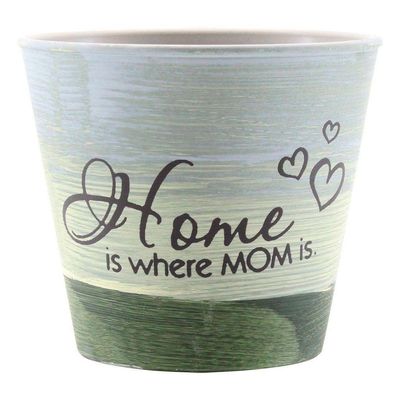 Mini Vaso De Planta Cachepot Estampado Decorado 11cm