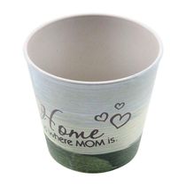 Mini Vaso De Planta Cachepot Estampado Decorado 11cm