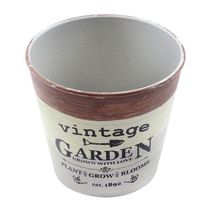 Mini Vaso De Planta Cachepot Estampado Decorado 11cm