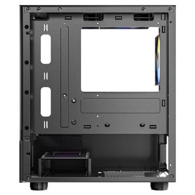 Gabinete Gamer ANTEC CX200M ARGB Painel Lateral Vidro TEMP MICRO-ATX/ITX com 3 FANS ARGB 120