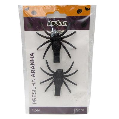 Par de Presilhas Aranha Halloween Play&Fun