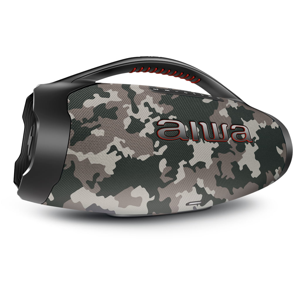 Caixa de Som Aiwa Boombox - Camuflado Aws-bbs-01-gr