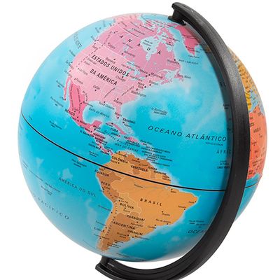 Mini Globo Terrestre Político 16 Cm - Tecnodidattica - 0316MIPCPB0NN0DB
