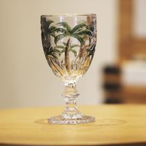 Taça De Vidro Palm Tree Transparente Class Home 310ml